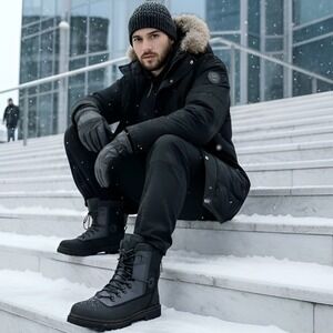 Timberland Men's Raeburn Pull-On Boot Steel Grey TB0A5ZWW056 Waterproof Size 10